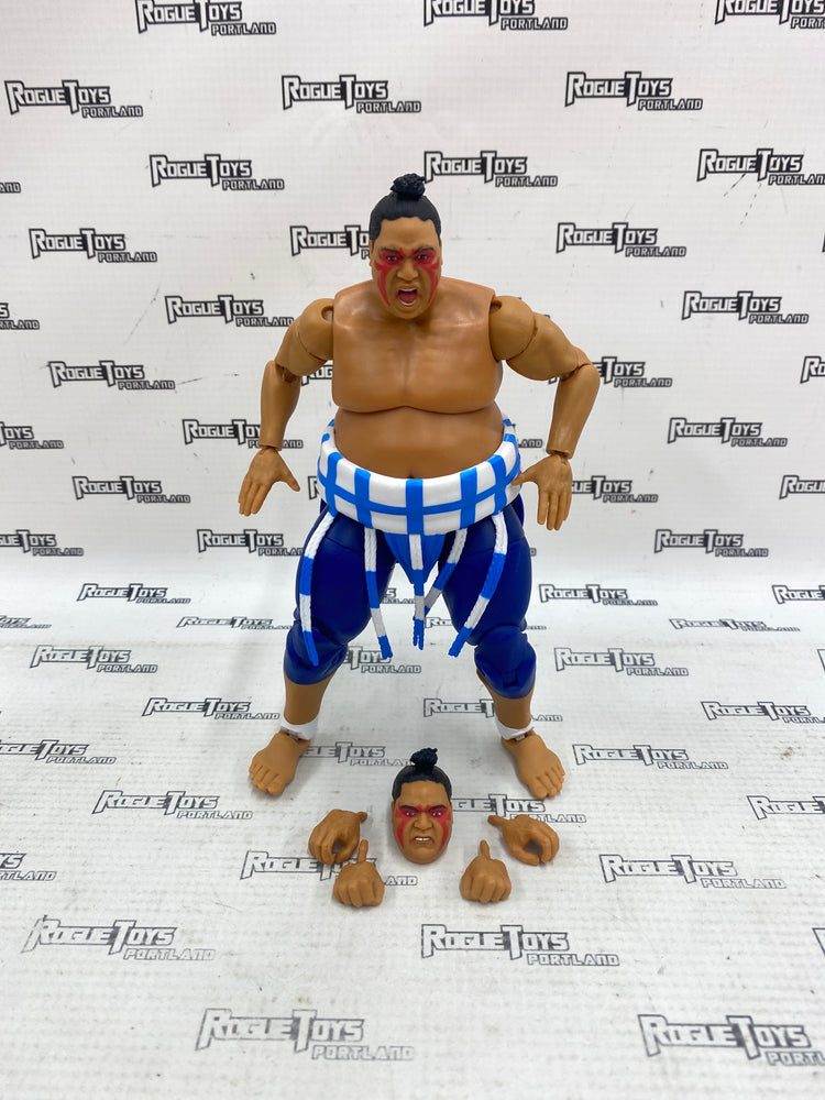 WWE Elite Street Fighter Yokozuna as E. Honda