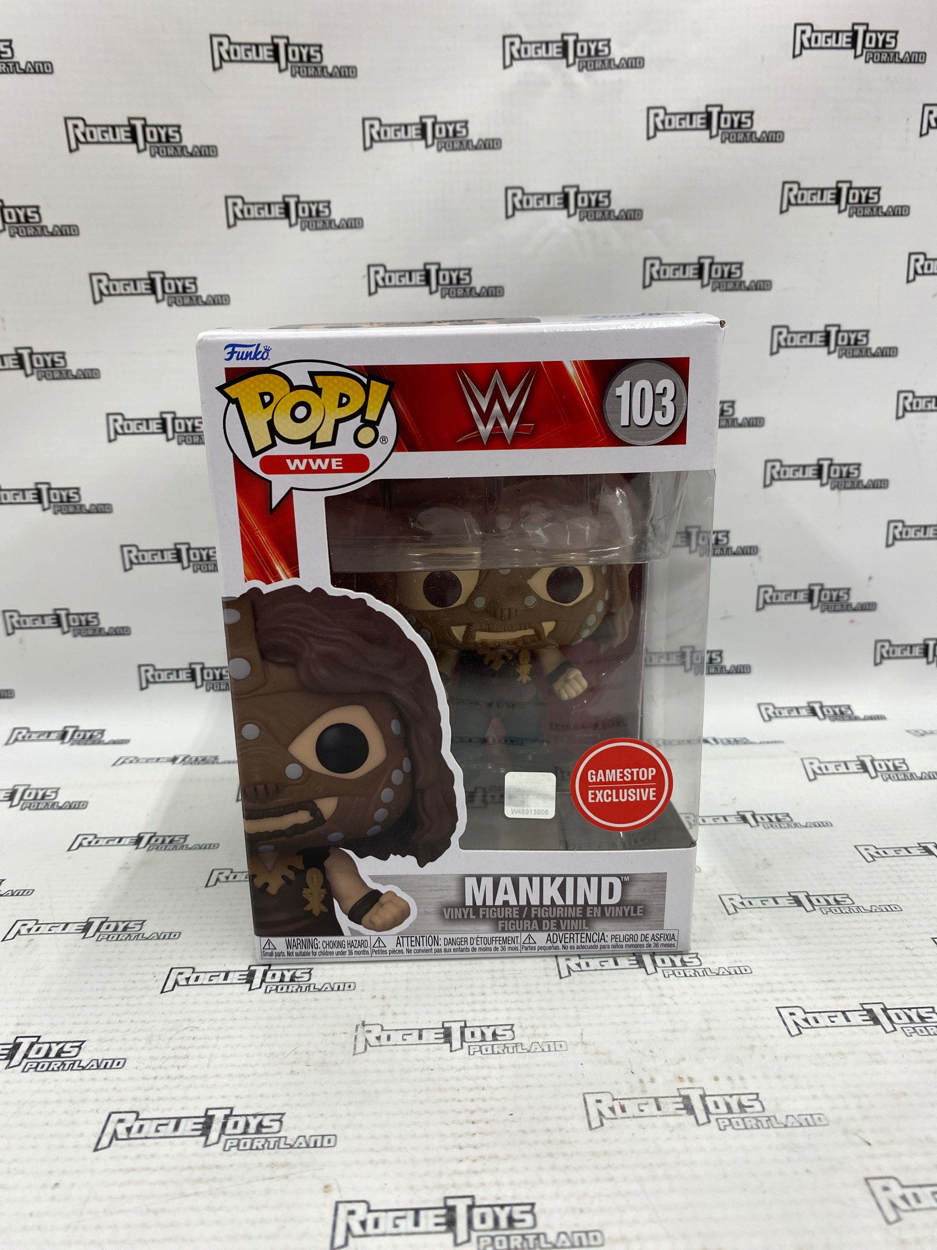 Funko POP! WWE Mankind #103 GameStop Exclusive