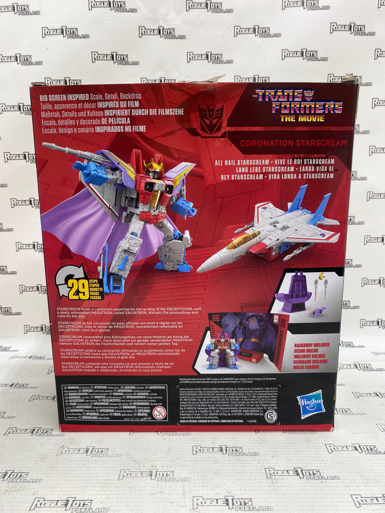 Transformers Studio Series 86 - 12 Coronation Starscream (Open Box)
