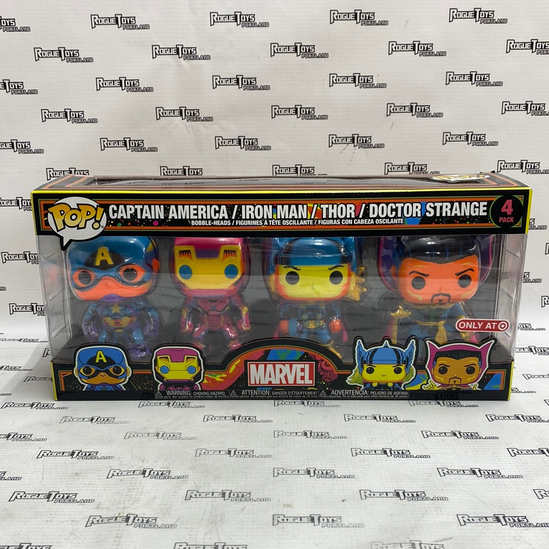 Funko POP! Captain America / Iron Man / Thor / Doctor Strange 4 Pack Target Exclusive