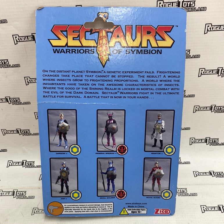 Zica Sectaurs Warriors of Symbion Mantor 4” Figure