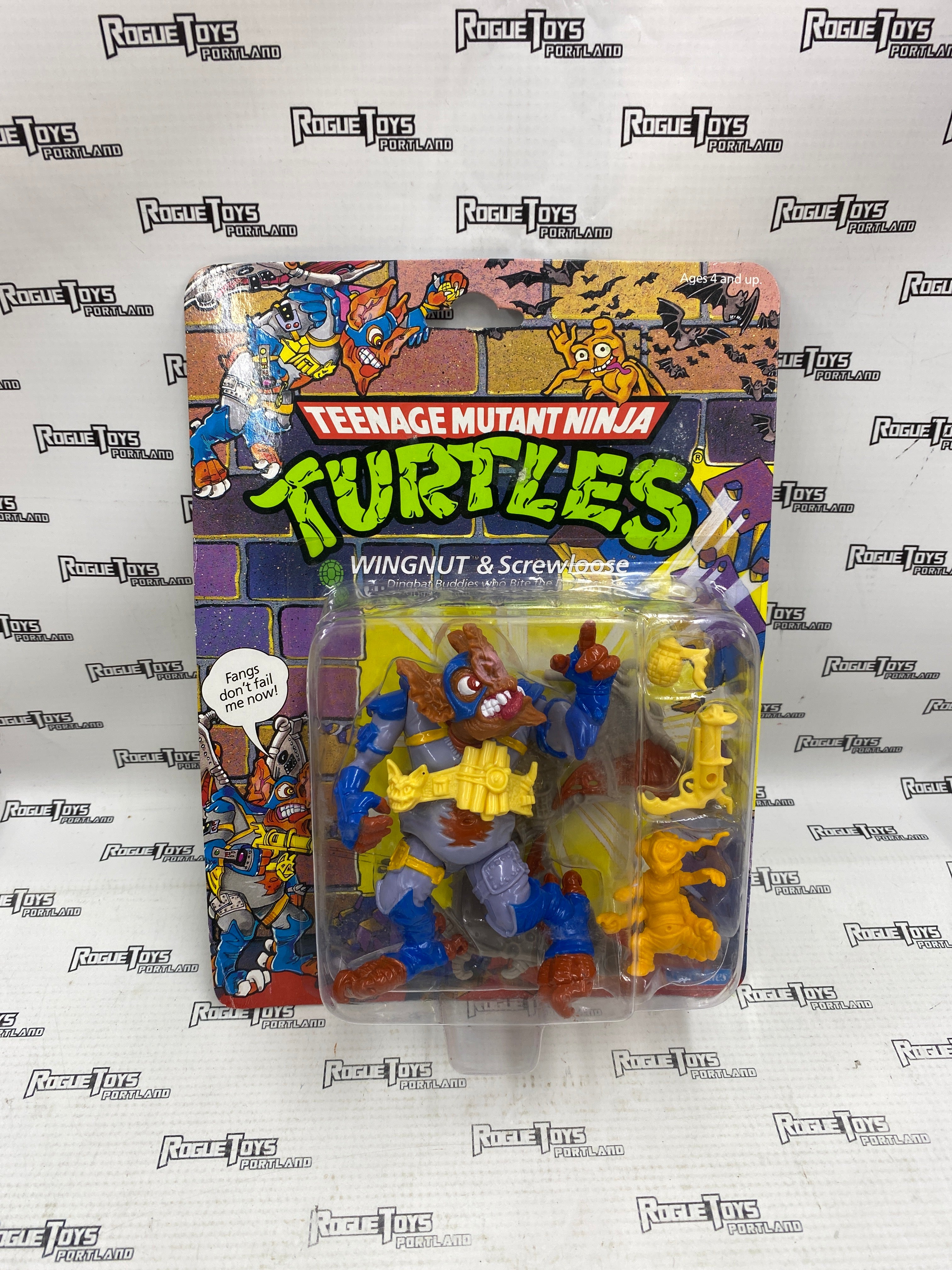 Vintage TMNT Wingnut & Screwloose MOC