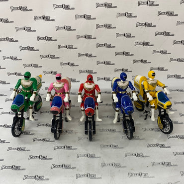 Vintage Bandai Japan Power Rangers Zeo With Cycles Set of 5