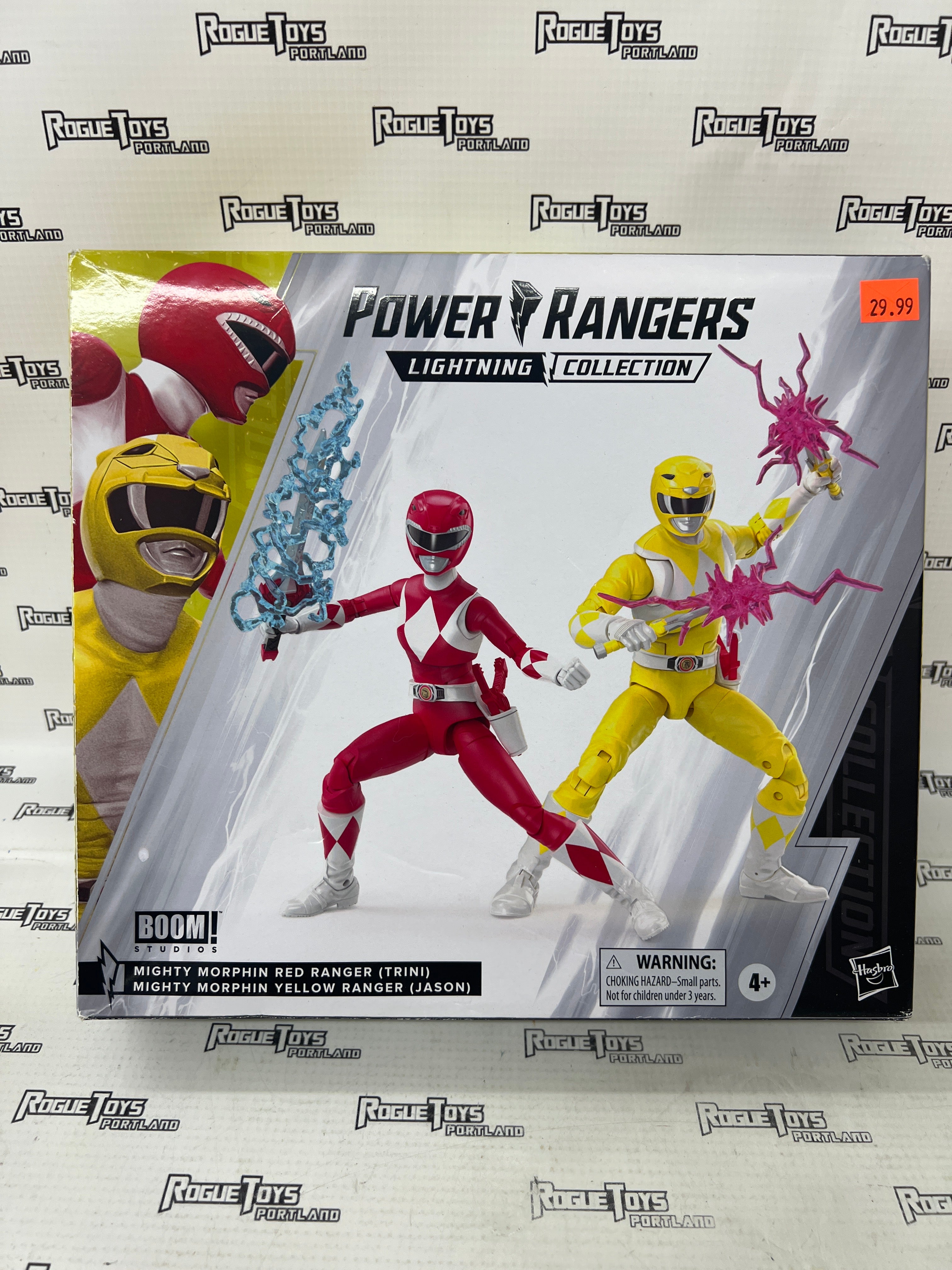 Power Rangers Lightning Collection Red Ranger (Trini)) & Yellow Ranger (Jason)