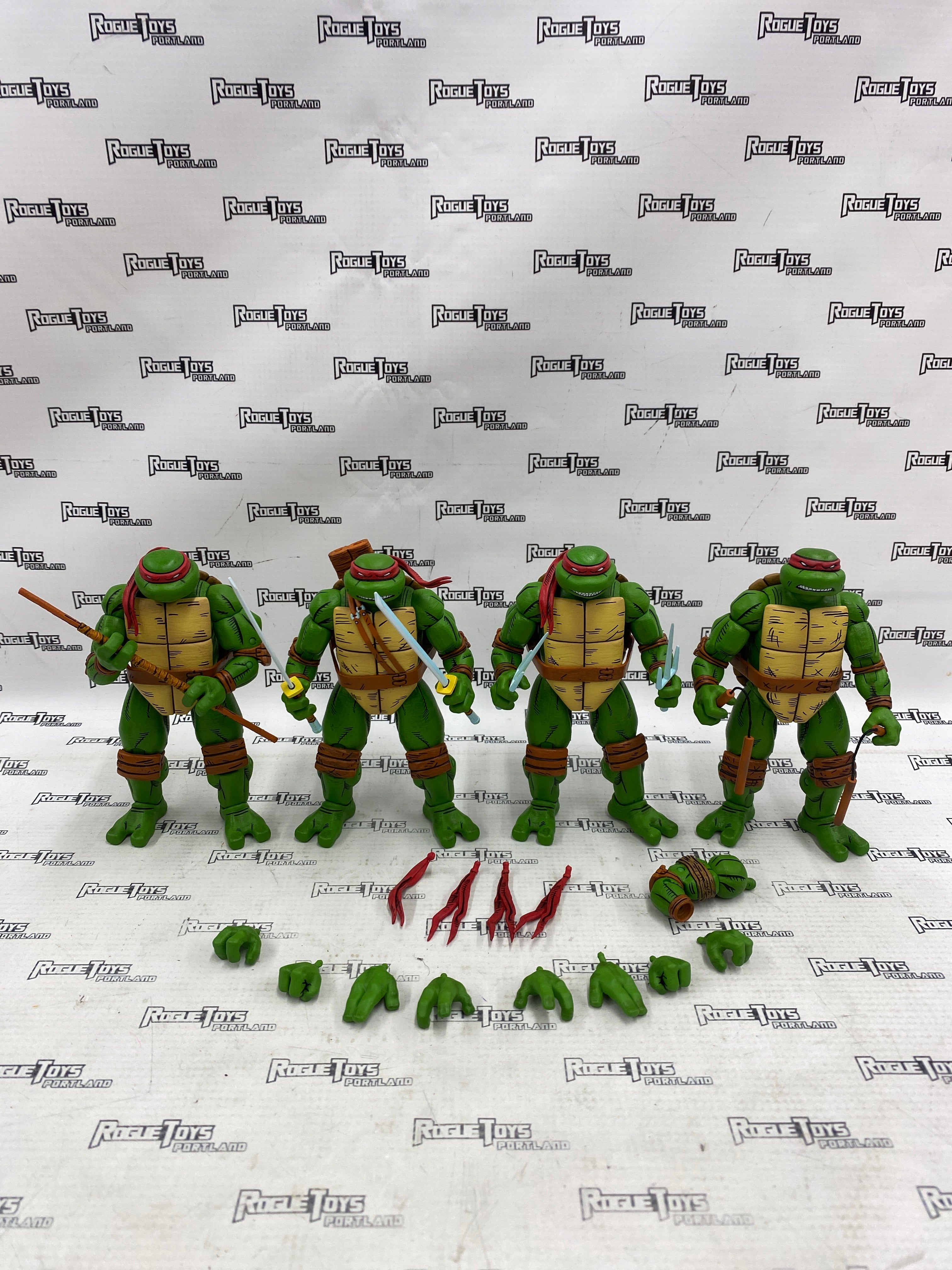 NECA Mirage TMNT Set of 4