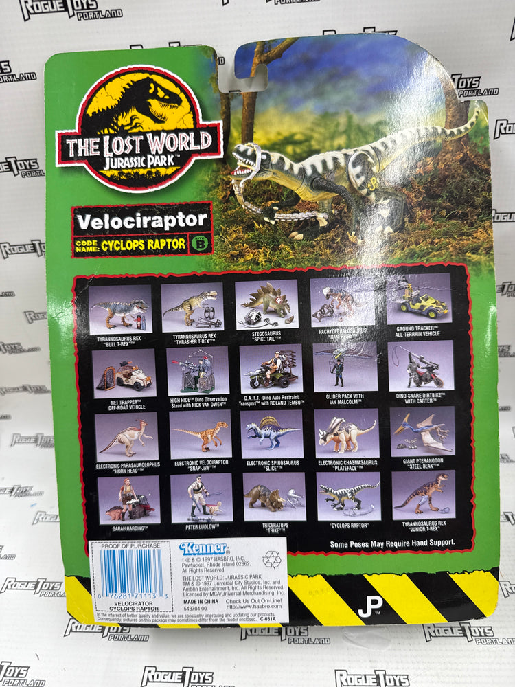 Kenner Jurassic Park, The Lost World, Velociraptor (Cyclops Raptor)