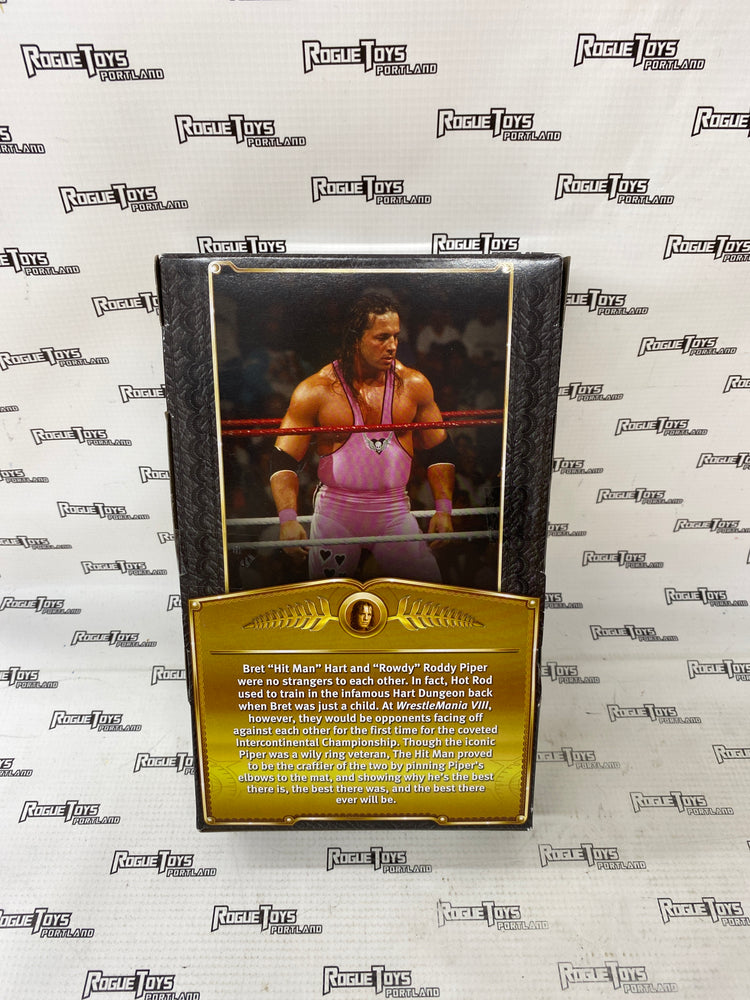 WWE Defining Moments Bret “Hit Man” Hart Ringside Exclusive (Open Box)
