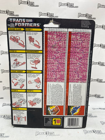 Vintage Transformers G1 Grand Slam & Raindance