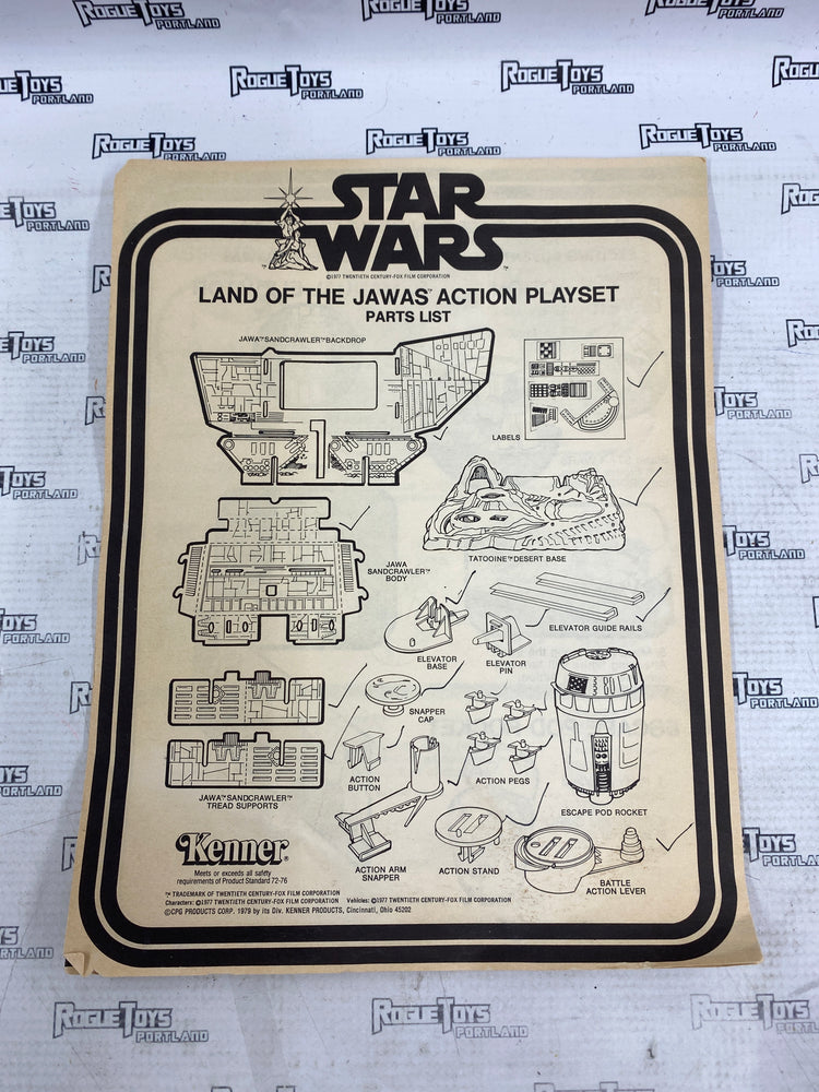 Vintage Star Wars Land of Jawas Action Playset (Open Box)