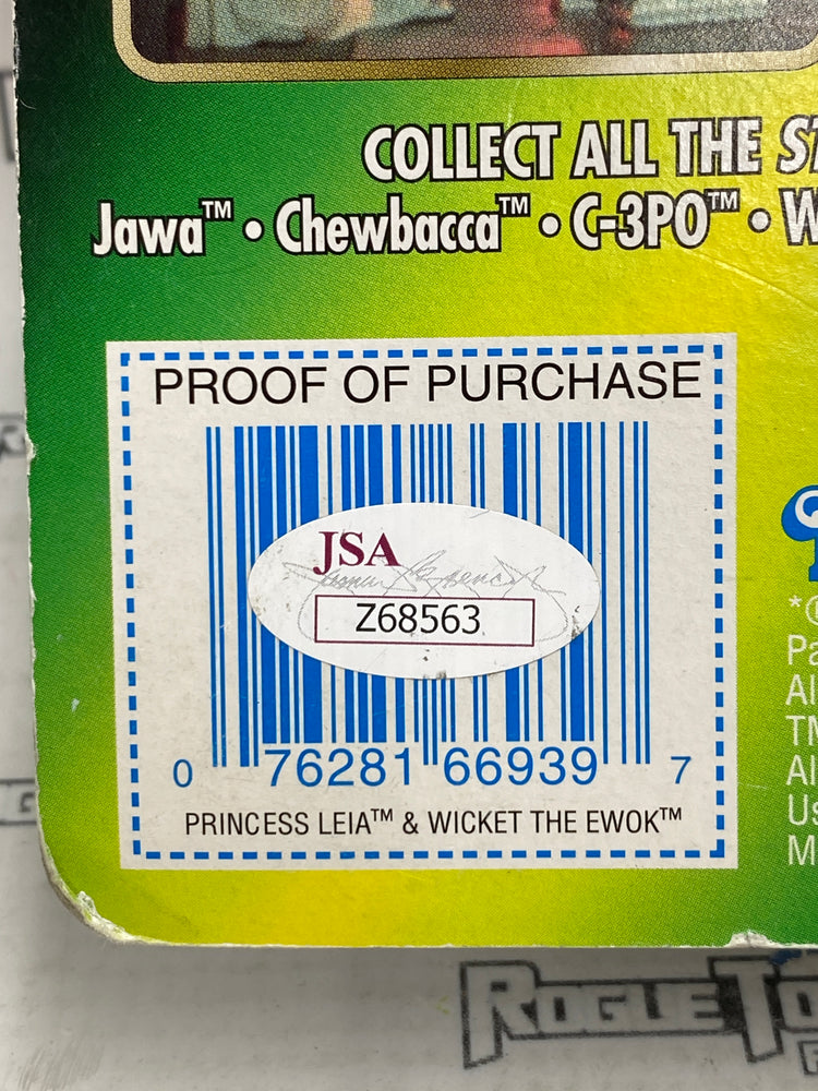 Autographed Star Wars POTF Princess Leia Collection Princess Leia and Wicket