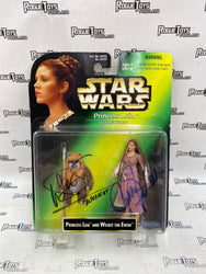 Autographed Star Wars POTF Princess Leia Collection Princess Leia and Wicket