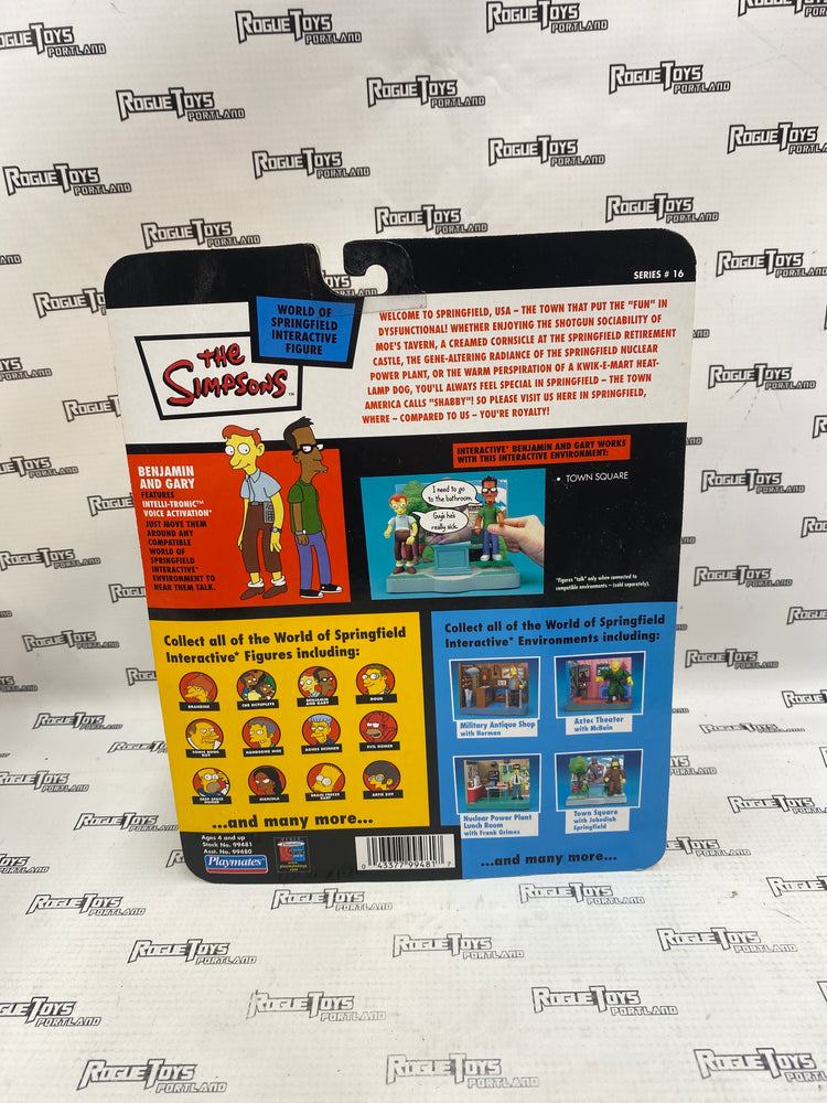 The Simpsons World of Springfield Series 16 Benjamin and Gary