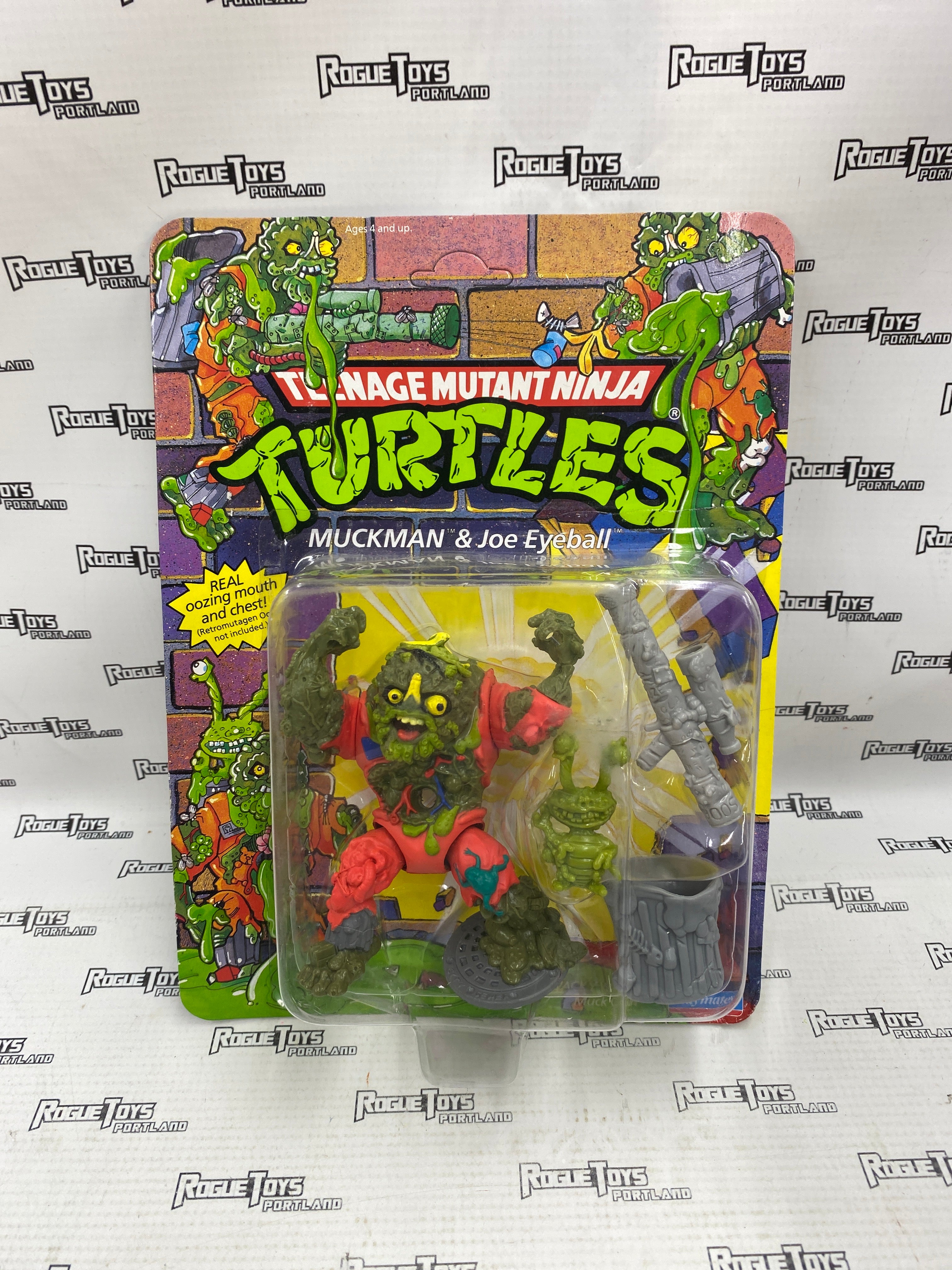 Vintage TMNT Muckman & Joe Eyeball MOC