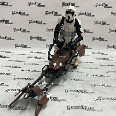 Star Wars Black Series Speeder Bike & Scout (no stand or pistol)