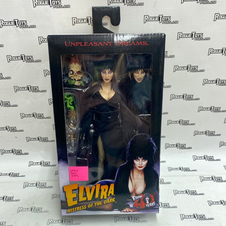 NECA Elvira 8” Retro Cloth Figure (Open Box)