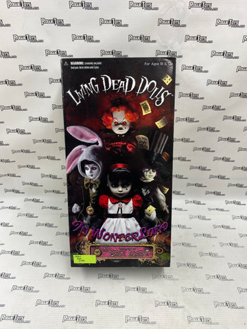 Mezco Living Dead Dolls In Wonderland Eggzorcist as The White Rabbit