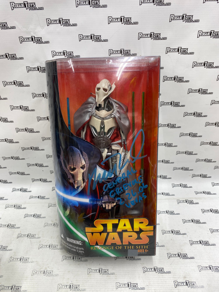 Autographed Star Wars ROTS General Grievous 12” Figure