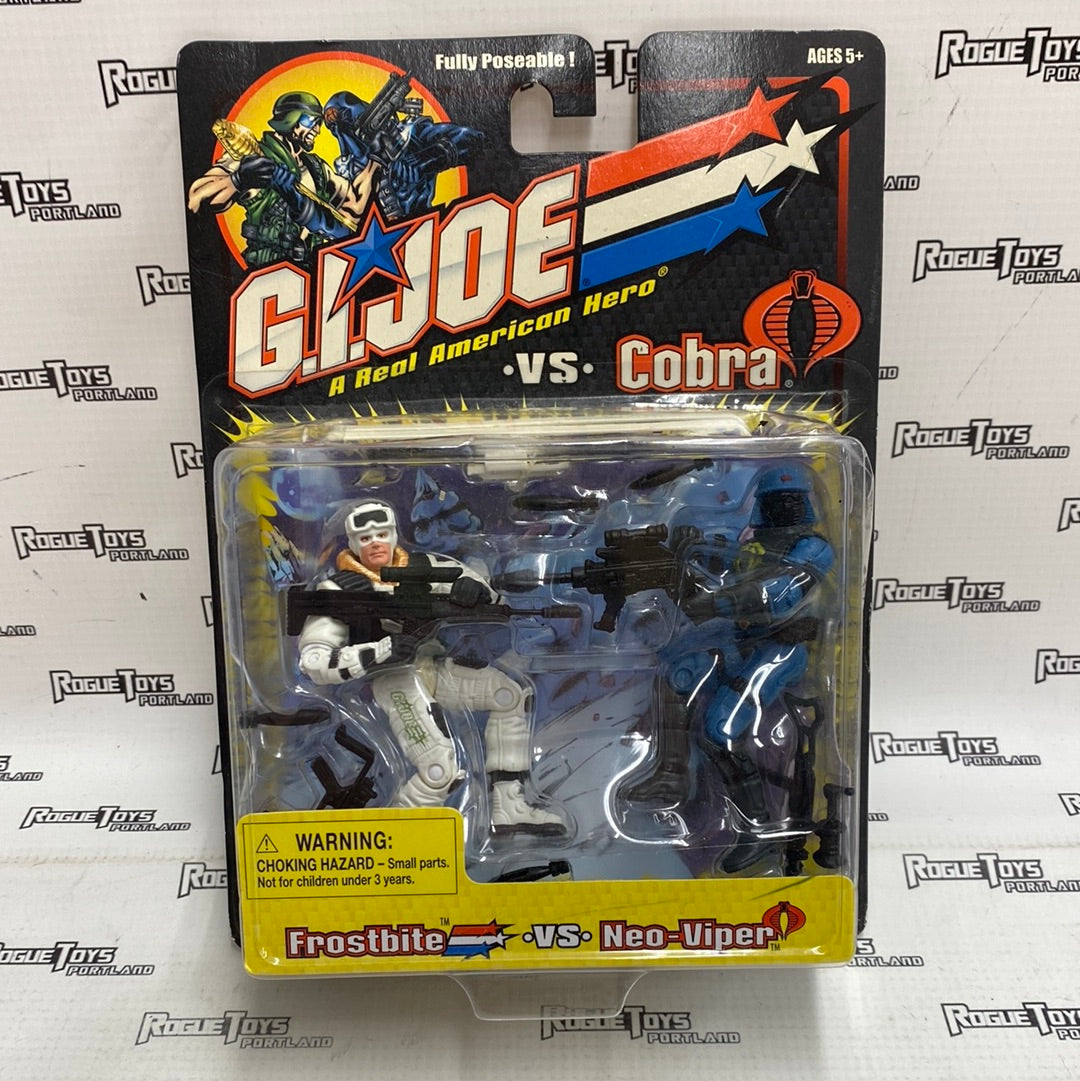GI JOE RAH VS Cobra Frostbite vs Neo Viper