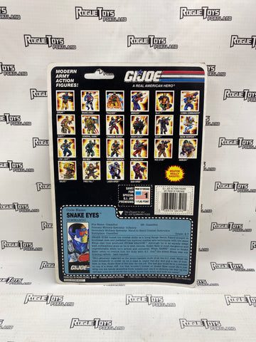Vintage GI JOE Snake Eyes V4 MOC