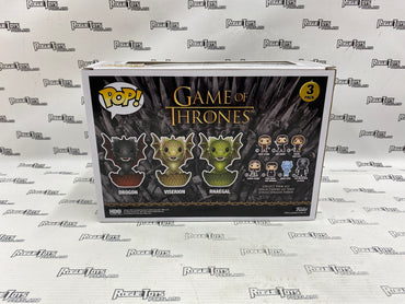 Funko POP! Game of Thrones Drogon, Viserion, & Rhaegal 3 Pack (Open Box)