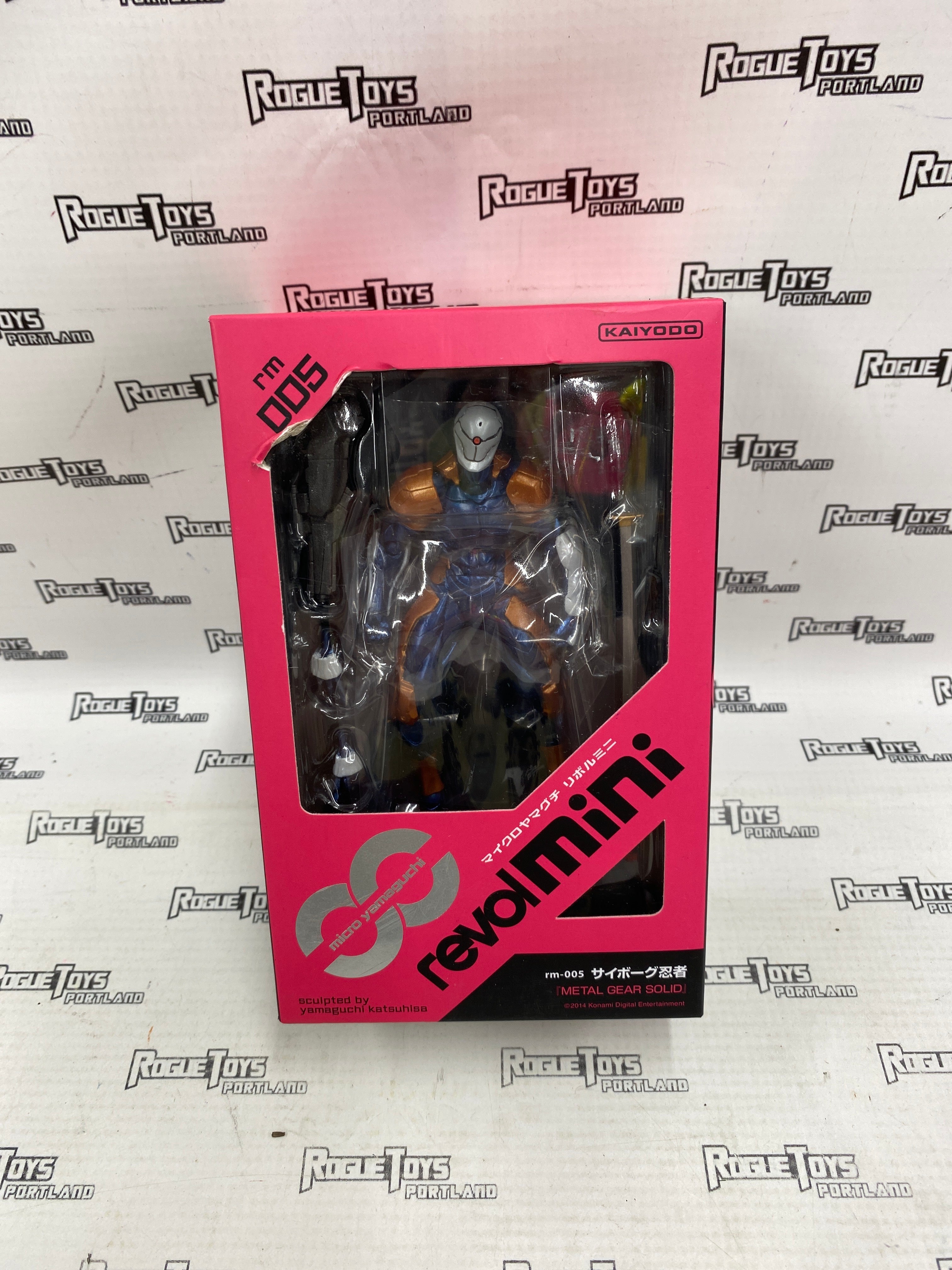 Kaiyodo Micro Yamaguchi Revol Mini RM 005 Metal Gear Solid Grey Fox (Ninja)