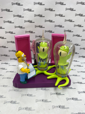 The Simpsons World of Springfield Treehouse of Horror Alien Ship Homer, Kang & Kodos Playset