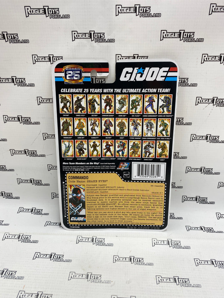 GI JOE 25th Anniversary Snake Eyes