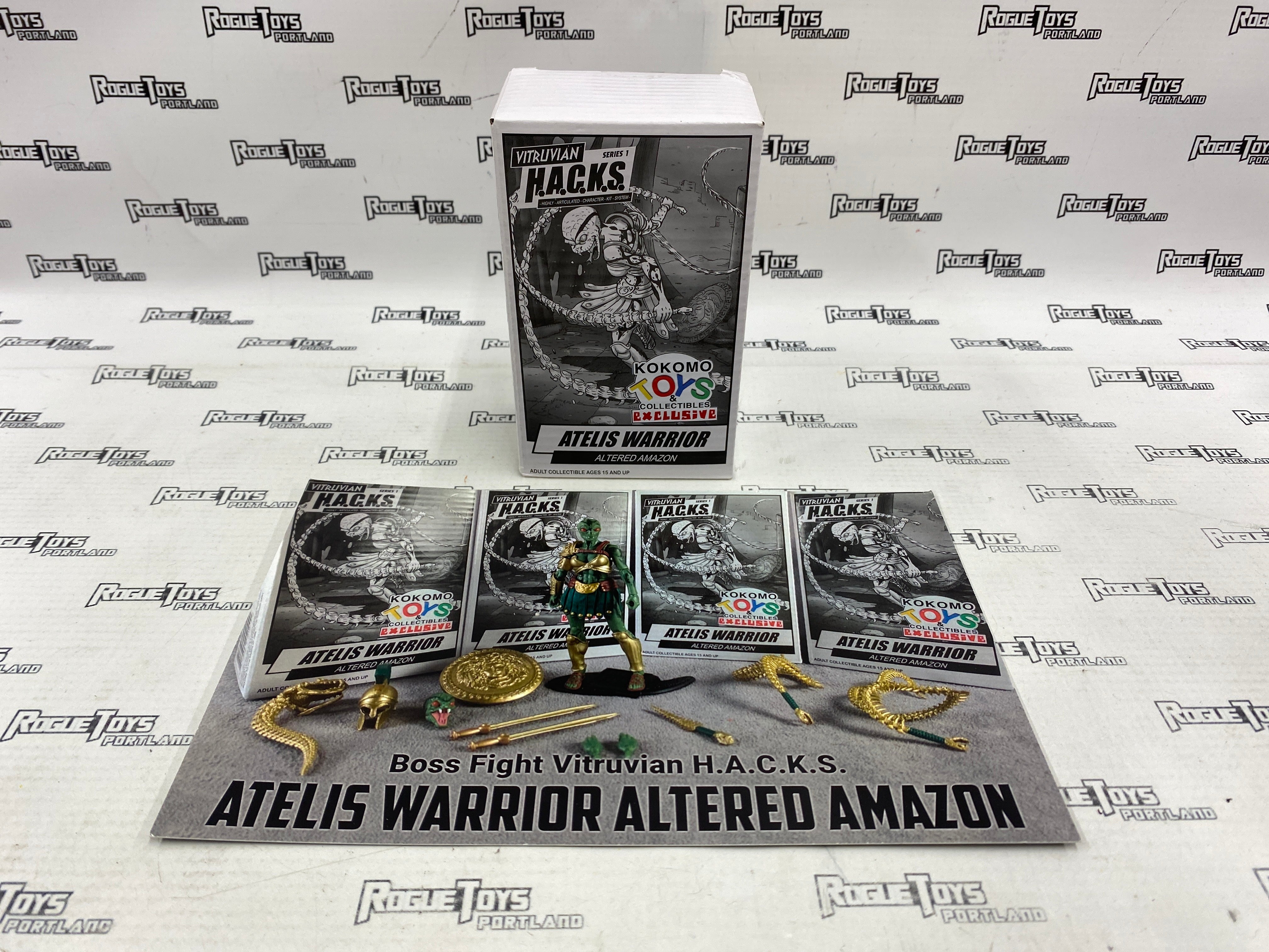 Boss Fight Studios Vitruvian H.A.C.K.S. Atelis Warrior Altered Amazon Kokomo Toys Exclusive