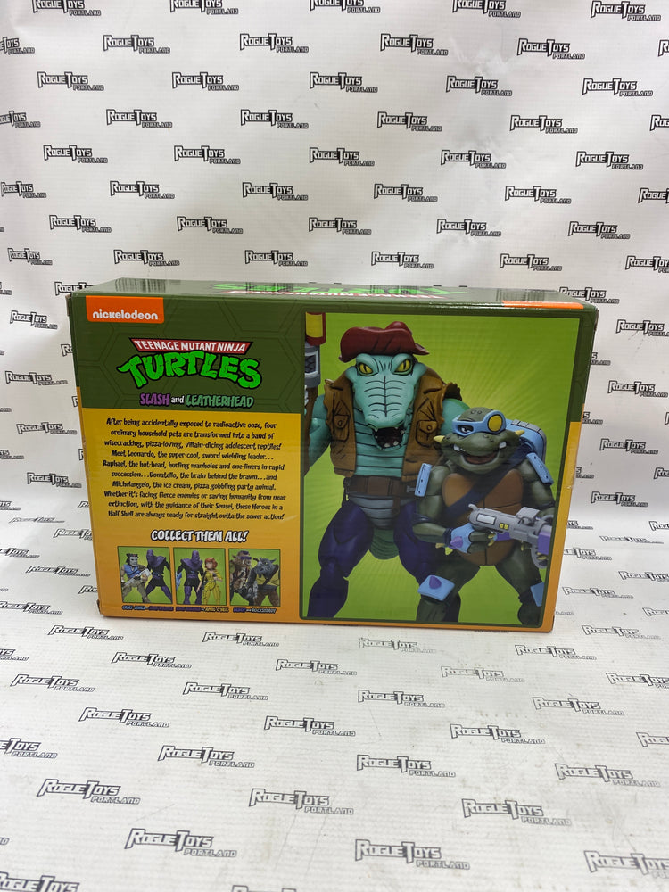 NECA TMNT Cartoon Slash and Leatherhead