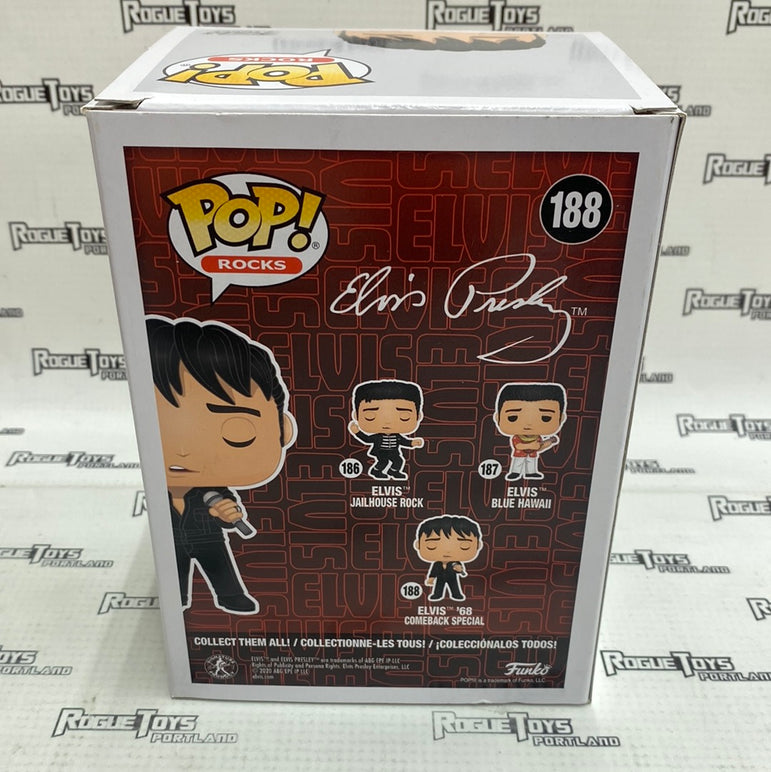 Funko POP! Rocks Elvis Presley Elvis ‘68 Comeback Special #188