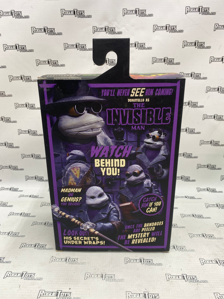 NECA TMNT X Universal Monsters Donatello as The Invisible Man Ultimate Action Figure (Open Box)