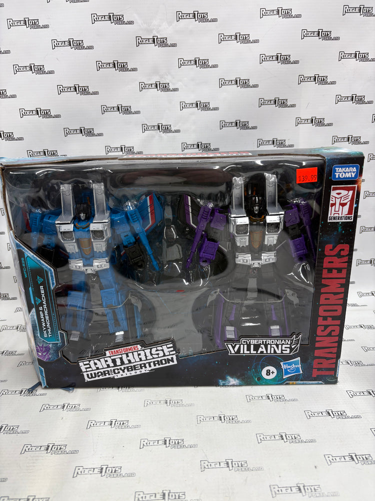 Hasbro Transformers Earthrise WFC Cybertronian Villins Skywarp & Thundercracker