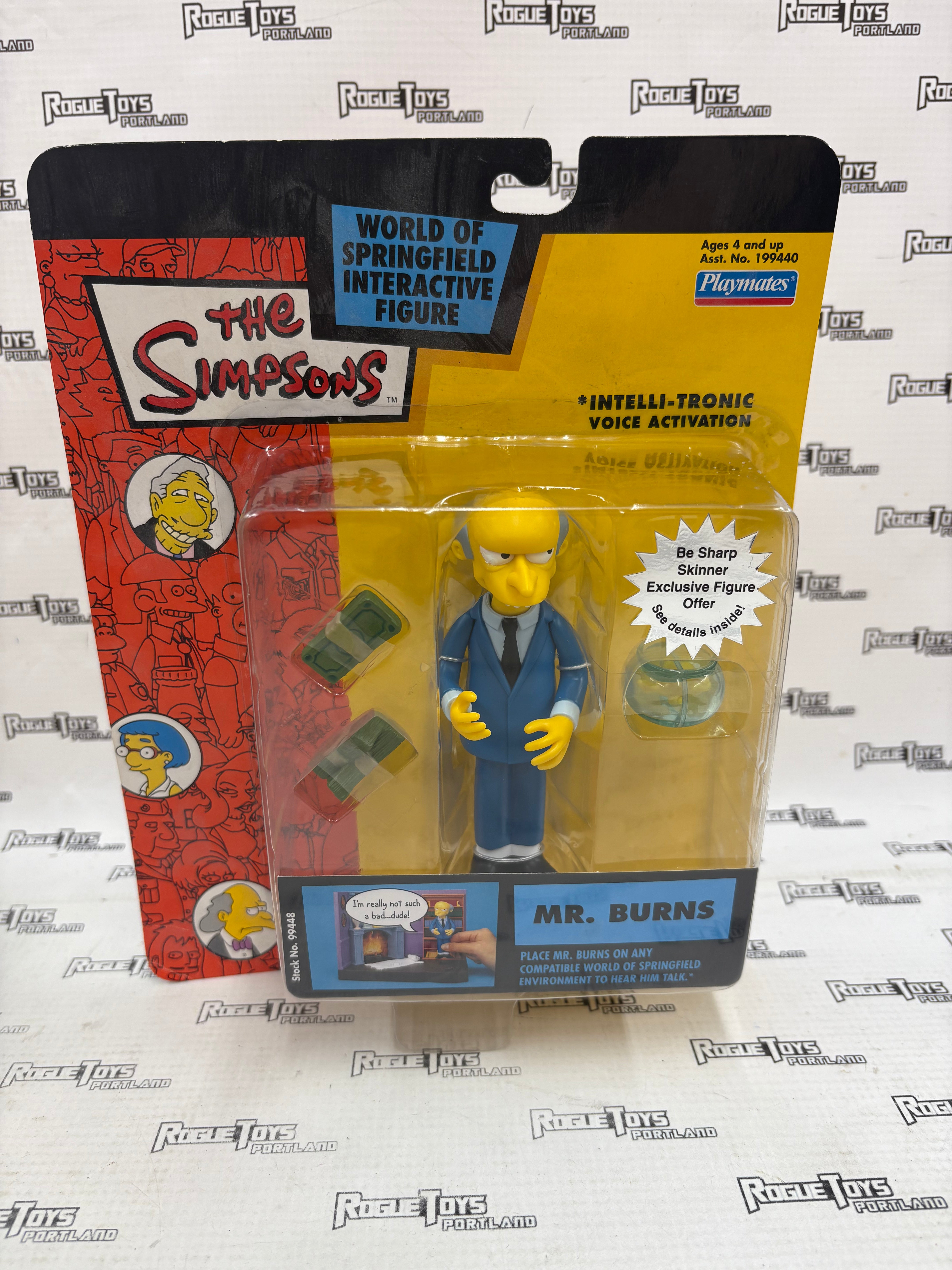 Playmates The Simpsons World of Springfield Mr. Burns Figure