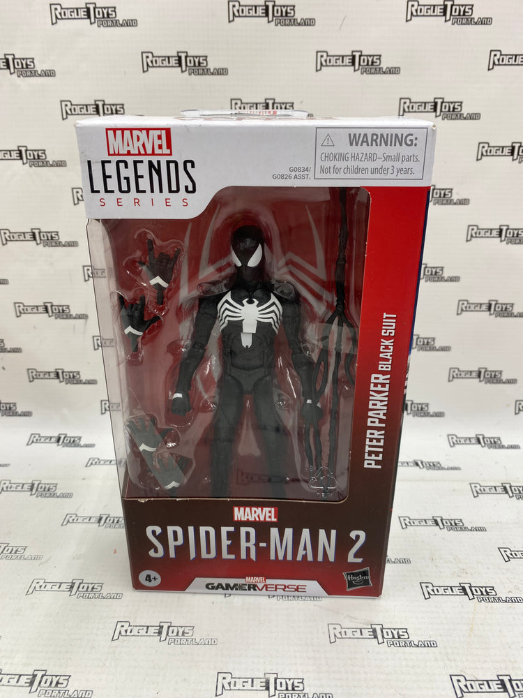 Hasbro Marvel Legends GamerVerse Spider-Man 2 Peter Parker Black Suit