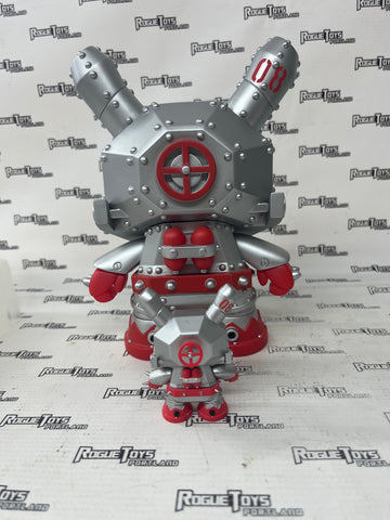 Kid Robot Mecha Dunny Silver (w/mini figure)