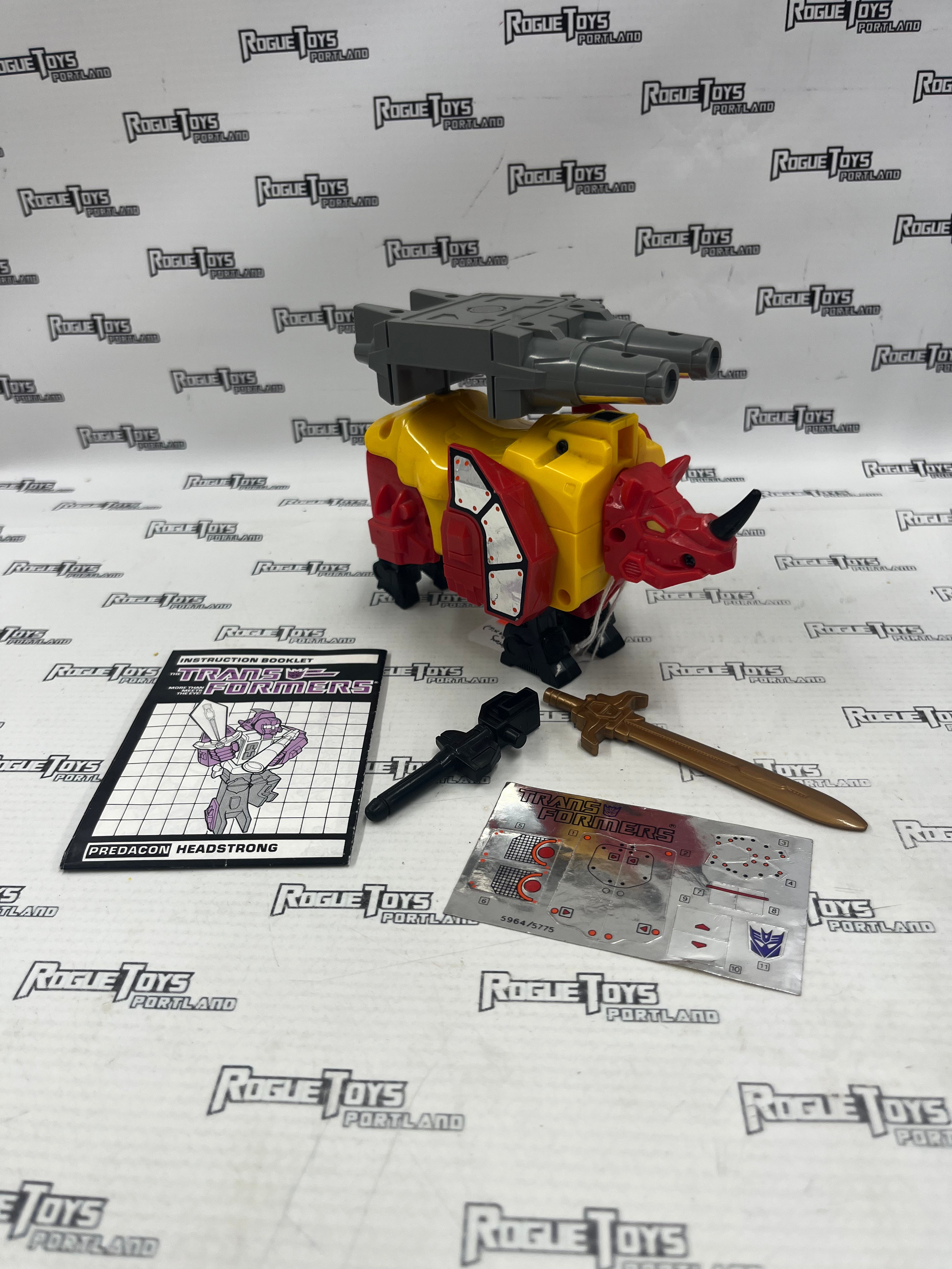 Hasbro Transformers G1 Predacon Headstrong