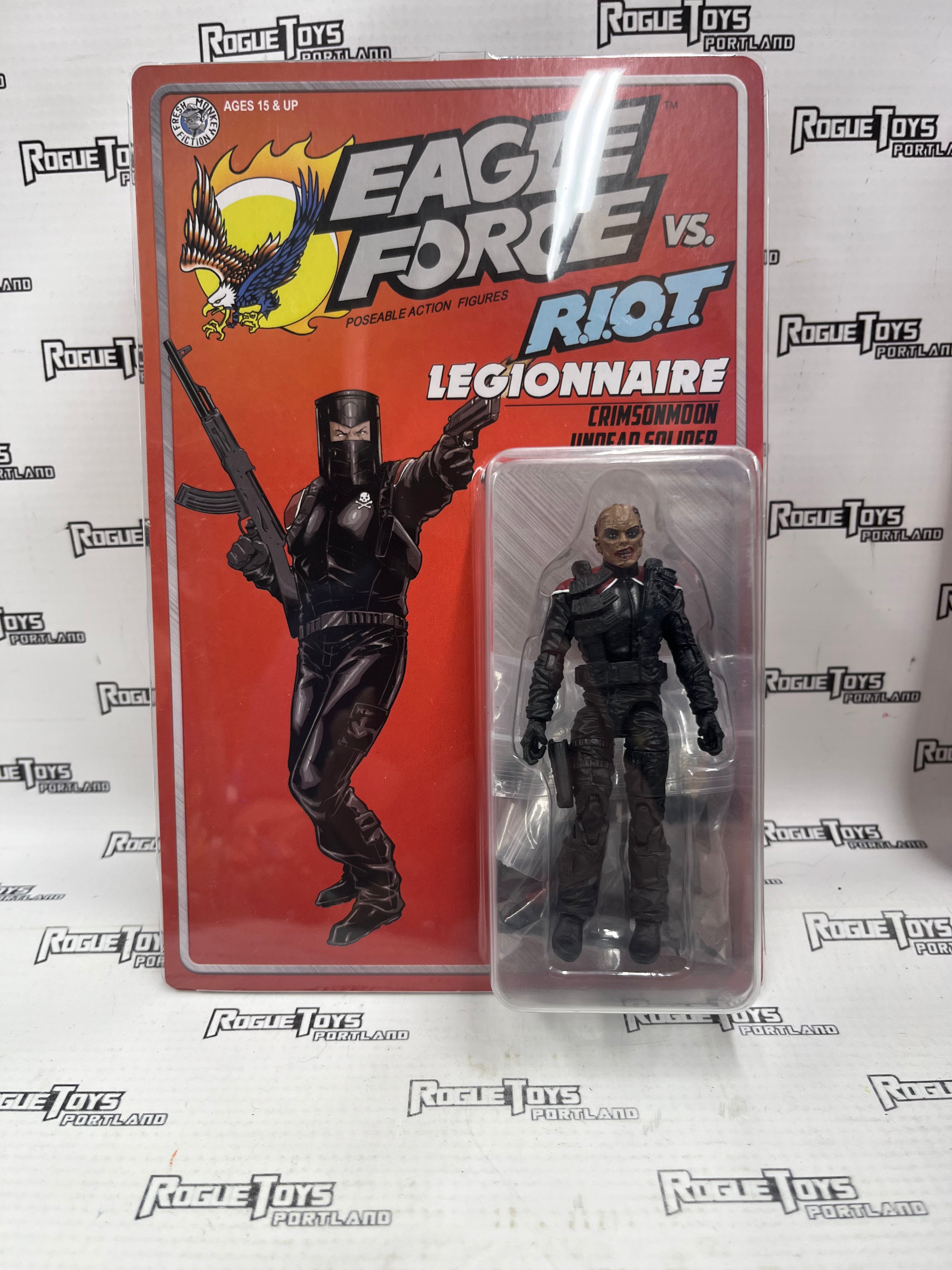 Fresh Monkey Fiction Eagle Force vs. RIOT Legionnaire Crimsonmoon Undead Soldier