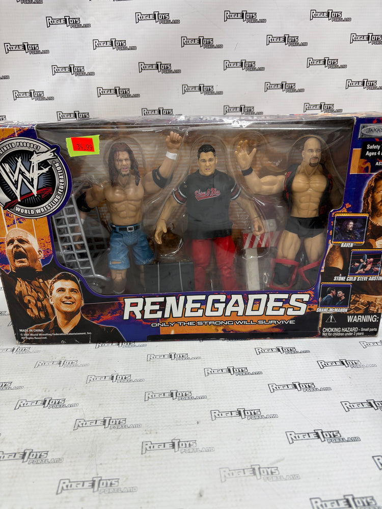 Jake’s Pacific WWF Renegades Raven, Shane McMahon, Stone Cold Steve Austin 3 Pack
