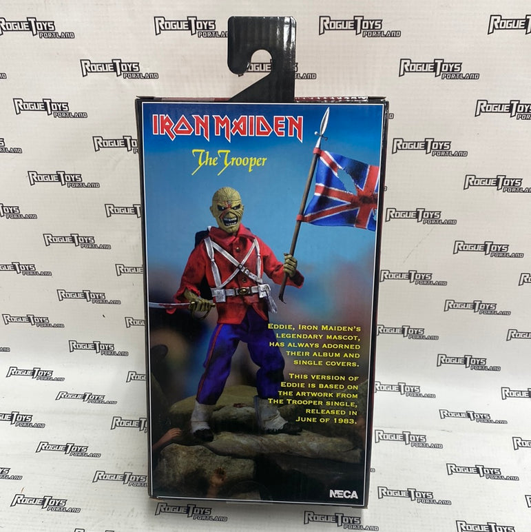 NECA Iron Maiden The Trooper 8” Retro Cloth Action Figure