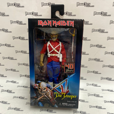 NECA Iron Maiden The Trooper 8” Retro Cloth Action Figure