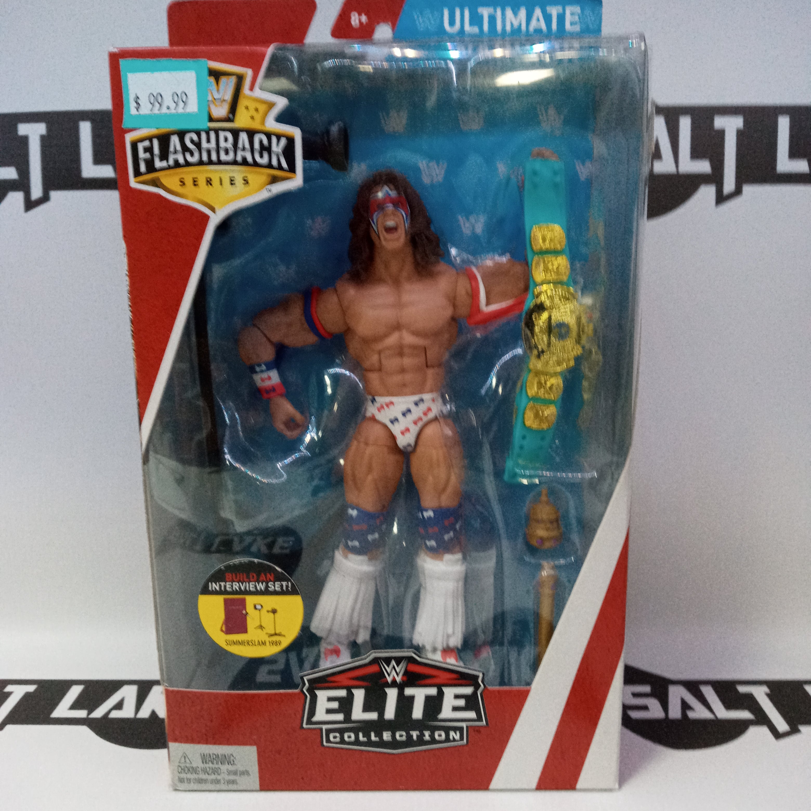 Mattel WWE Elite Collection Flashback Series Ultimate Warrior Po