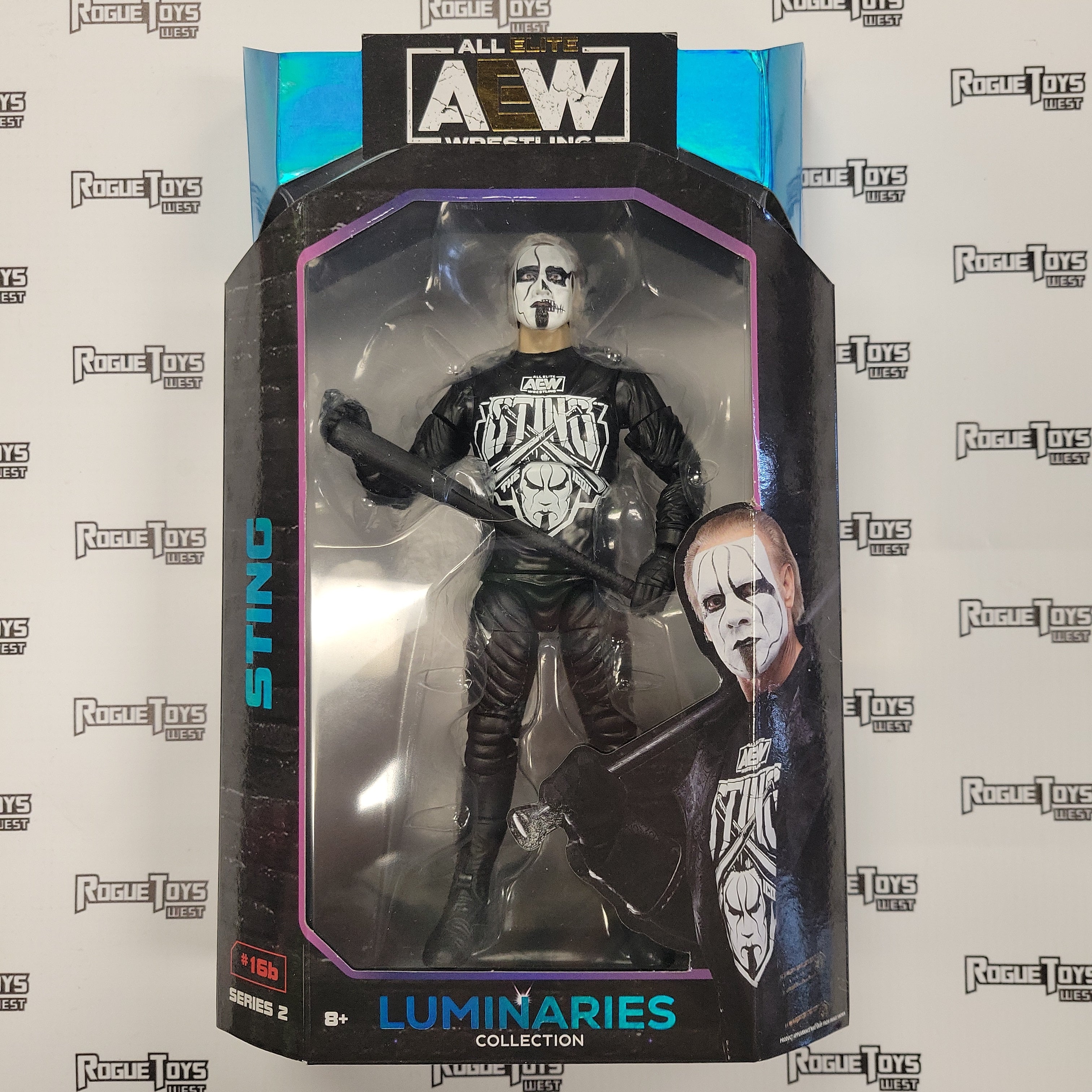 JAZWARES AEW Luminaries Collection #16b Sting (Walmart Exclusive)