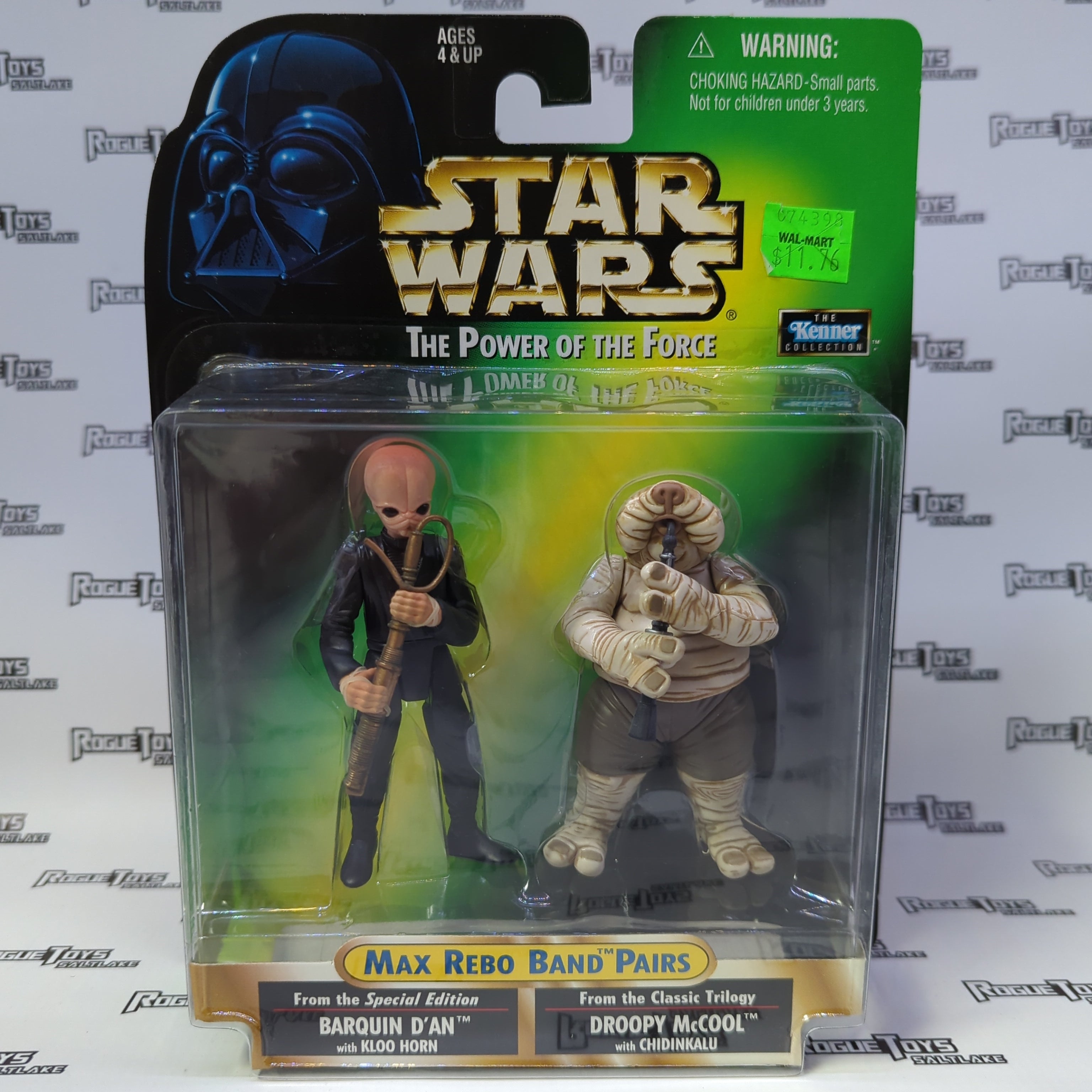Hasbro Star Wars The Power of the Force Max Rebo Band Pairs Barquin D'an & Droopy McCool