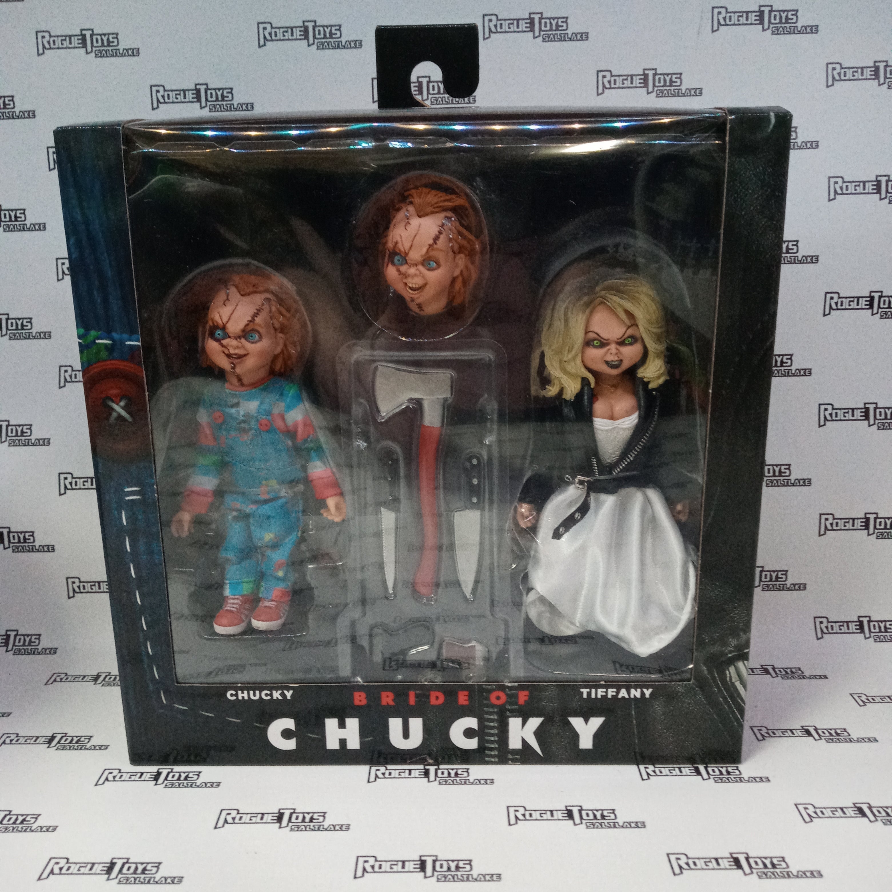 NECA Retro Cloth Bride of Chucky 2-Pack, Chucky & Tiffany