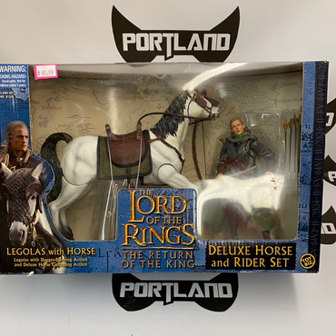 ToyBiz The Lord Of The Return Of The King Deluxe Horse And Rider Set Legolas With Horse