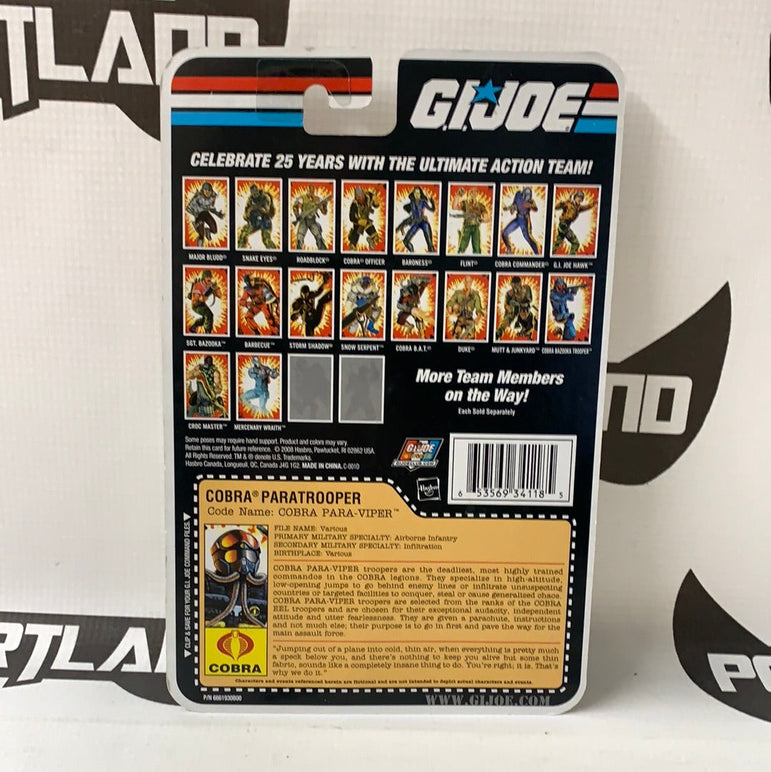 GI JOE 25th Anniversary Cobra Para-Viper