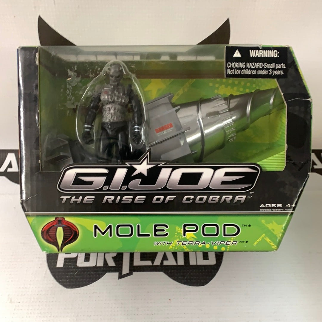 GI JOE Rise of Cobra Mole Pod with Terra Viper