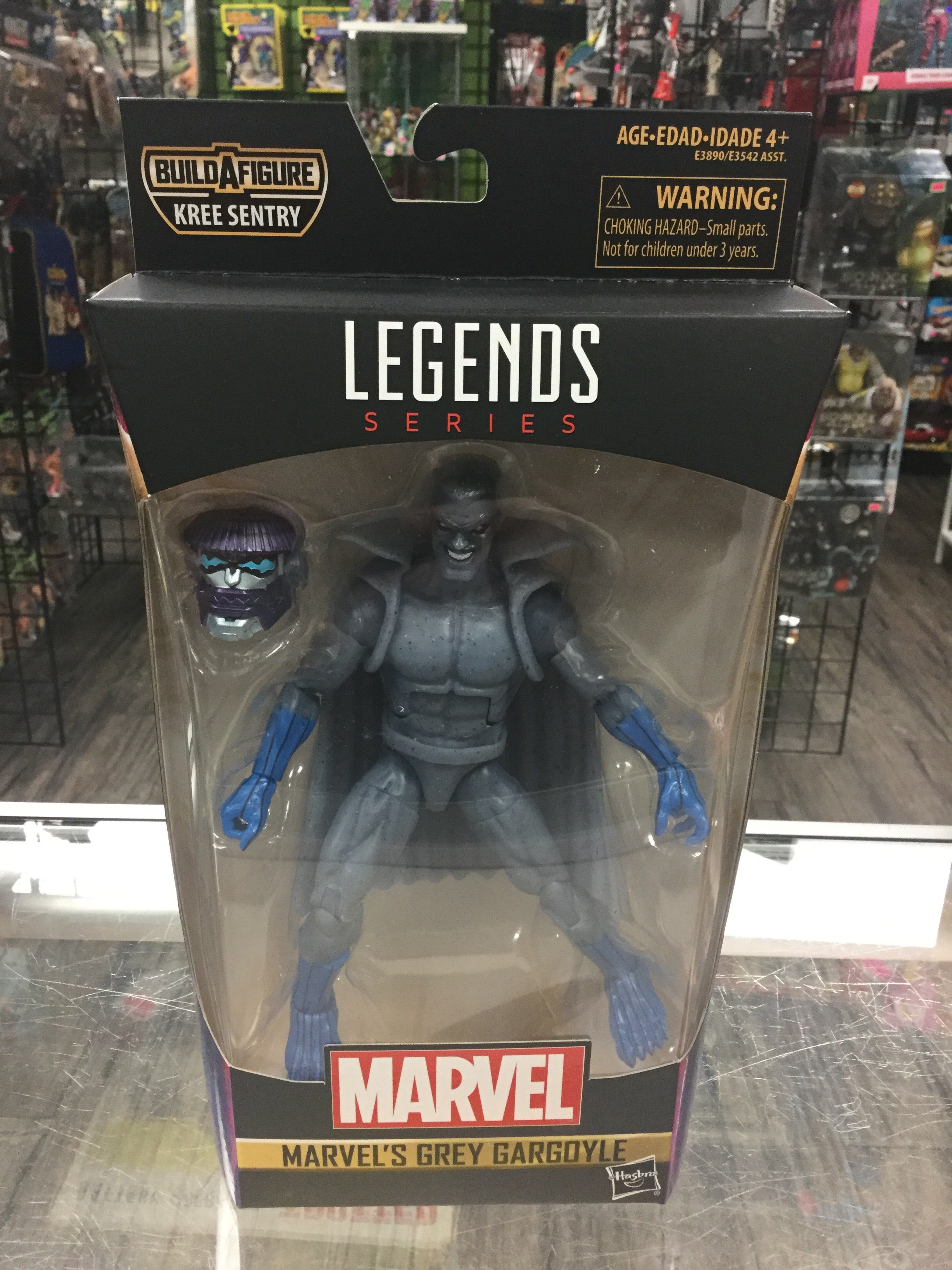 Marvel Legends Captain Marvel Kree build a Figure Wave Grey Gargoyle Hasbro
