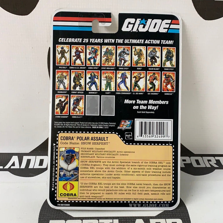GI JOE 25th Anniversary Snow Serpent