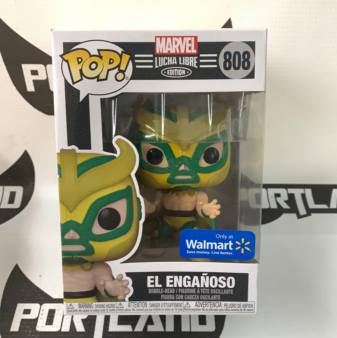 Funko POP! Marvel Lucha Libre El Engañoso #808 Walmart Exclusive